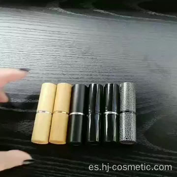 Tubo de madera amarillo agraciado de la barra de labios de la moda al por mayor de la moda